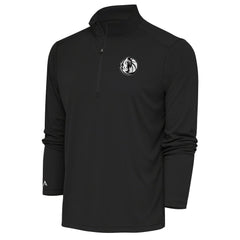 Dallas Mavericks Antigua Metallic Logo Tribute Quarter-Zip Top sale - Charcoal outlet