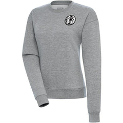 Dallas Mavericks Antigua Women's Brushed Metallic Victory Pullover Sweatshirt - Heather Gray discount
