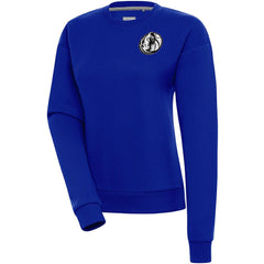 Dallas Mavericks Antigua Women's Brushed Metallic Victory Pullover Sweatshirt - Blue online