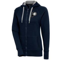 Indiana Pacers Antigua Women's Brushed Metallic Victory Full-Zip Hoodie - Navy sale