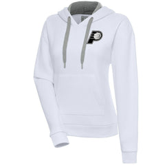 Indiana Pacers Antigua Women's Brushed Metallic Victory Pullover Hoodie - White outlet