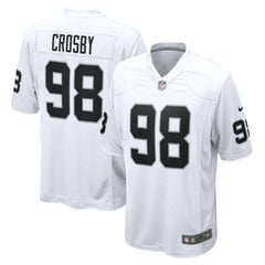 Maxx Crosby Las Vegas Raiders Game Jersey - White cheap