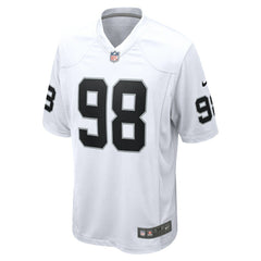 Maxx Crosby Las Vegas Raiders Game Jersey - White cheap