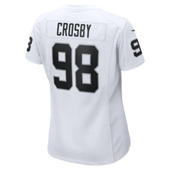 Maxx Crosby Las Vegas Raiders Women's Game Jersey - White cheap