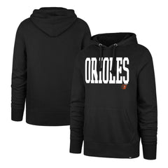 Baltimore Orioles Dime Headline Pullover Hoodie Black