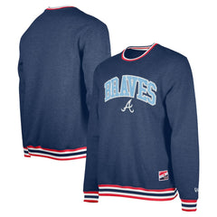 Atlanta Braves Pullover Sweatshirt Navy