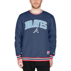 Atlanta Braves Pullover Sweatshirt Navy