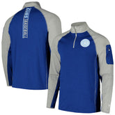 Chicago Cubs Father's Day Raglan Quarter-Zip Top Royal