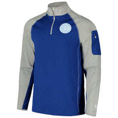 Chicago Cubs Father's Day Raglan Quarter-Zip Top Royal