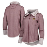 Washington Commanders Women's Sport Sun Fade Full-Zip Sweatshirt - Burgundy outlet