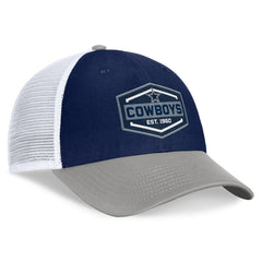 Dallas Cowboys Bench Trucker Adjustable Hat - Navy/Gray outlet