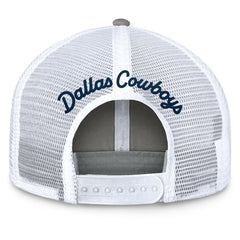 Dallas Cowboys Women's Fundamentals Slogan Trucker Adjustable Hat - Gray/White online