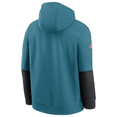 Jacksonville Jaguars Throwback Alternate Logo Team Issue Club Pullover Hoodie - Teal sale