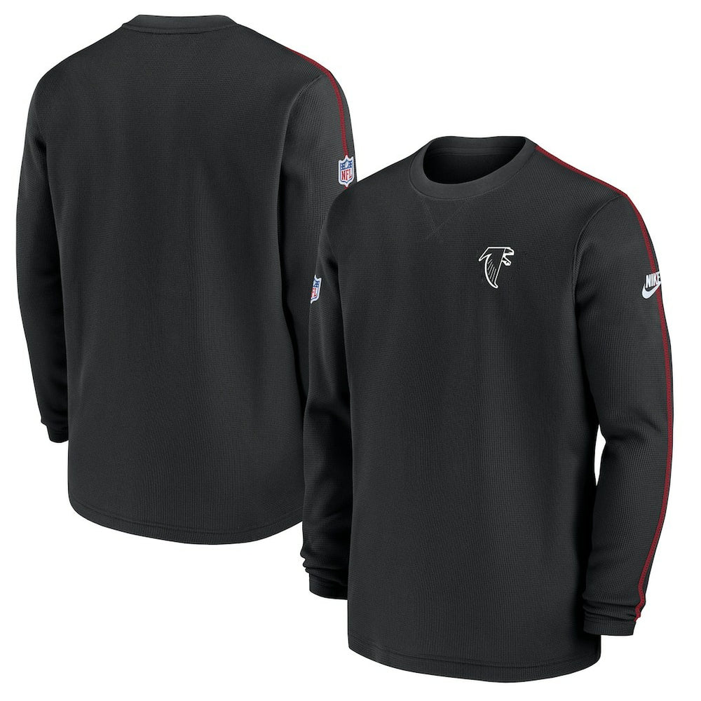 Atlanta Falcons Alternate Logo Coach Long Sleeve Top - Black discount