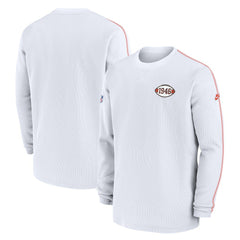 Cleveland Browns Alternate Logo Coach Long Sleeve Top - White cheap