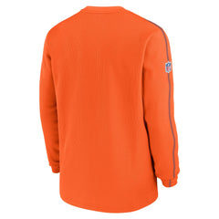 Denver Broncos Alternate Logo Coach Long Sleeve Top - Orange on sale