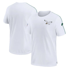 Philadelphia Eagles Sideline Alternate Logo Coach Performance Top - White online