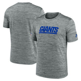 New York Giants Sideline Velocity Throwback Logo Dri-FIT T-Shirt - Gray online