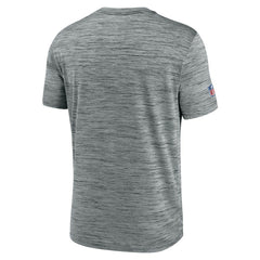 Philadelphia Eagles Sideline Velocity Throwback Logo Dri-FIT T-Shirt - Gray for sale