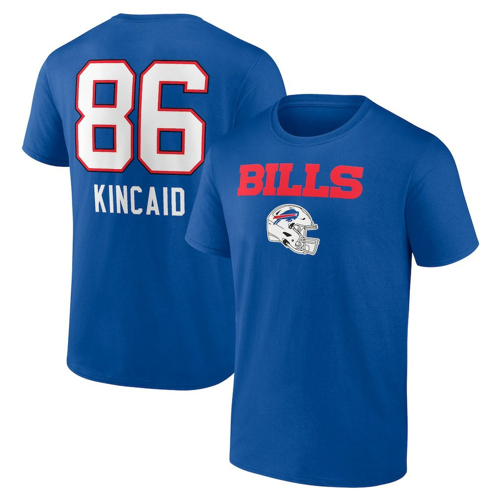 Dalton Kincaid Buffalo Bills Team Wordmark Player Name & Number T-Shirt - Royal sale