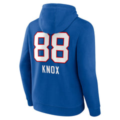 Dawson Knox Buffalo Bills Team Wordmark Player Name & Number Pullover Hoodie - Royal for sale