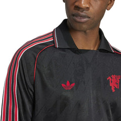 Manchester United Originals Lifestyler Long Sleeve Jersey - Black cheap