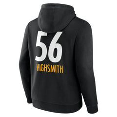 Alex Highsmith Pittsburgh Steelers Team Wordmark Player Name & Number Pullover Hoodie - Black sale