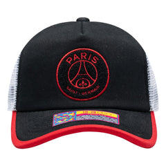 Paris Saint-Germain Unisex Strike One8th Trucker Adjustable Hat - Black discount