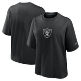 Las Vegas Raiders Women's Boxy T-Shirt - Black for sale