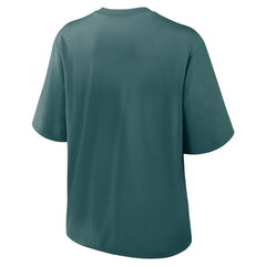 Philadelphia Eagles Women's Boxy T-Shirt - Midnight Green discount