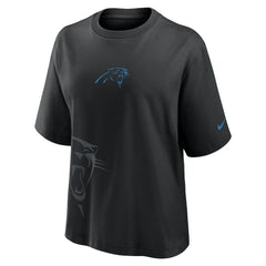 Carolina Panthers Women's Boxy T-Shirt - Black cheap
