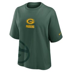 Green Bay Packers Women's Boxy T-Shirt - Green for sale