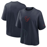 Houston Texans Women's Boxy T-Shirt - Navy on sale
