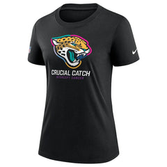 Jacksonville Jaguars Women's 2024 NFL Crucial Catch Tri-Blend T-Shirt - Black sale