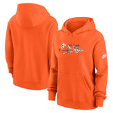 Cincinnati Bengals Women's Club Fleece Hoodie - Orange cheap