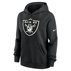 Las Vegas Raiders Women's Club Fleece Hoodie - Black on sale