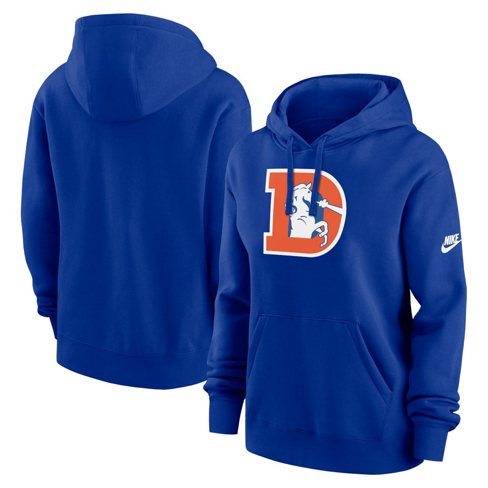 Denver Broncos Women's Club Fleece Hoodie - Royal on sale