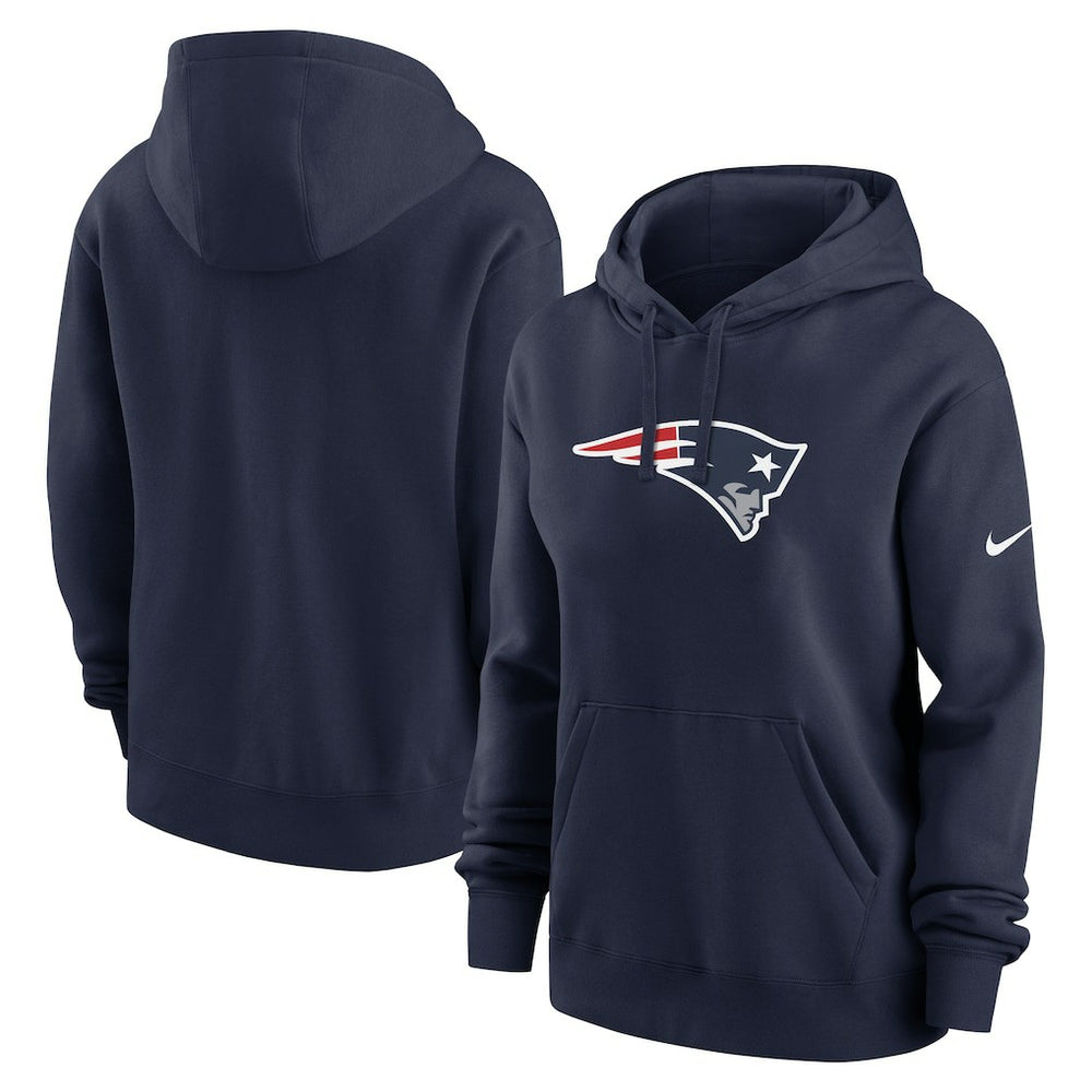 New England Patriots Women's Club Fleece Hoodie - Navy on sale