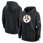 Pittsburgh Steelers Women's Club Fleece Hoodie - Black for sale