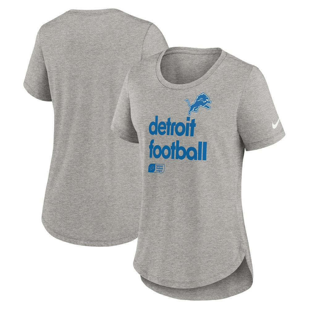 Detroit Lions Women's Team Shout-Out Tri-Blend T-Shirt - Heather Gray online
