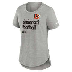 Cincinnati Bengals Women's Team Shout-Out Tri-Blend T-Shirt - Heather Gray outlet
