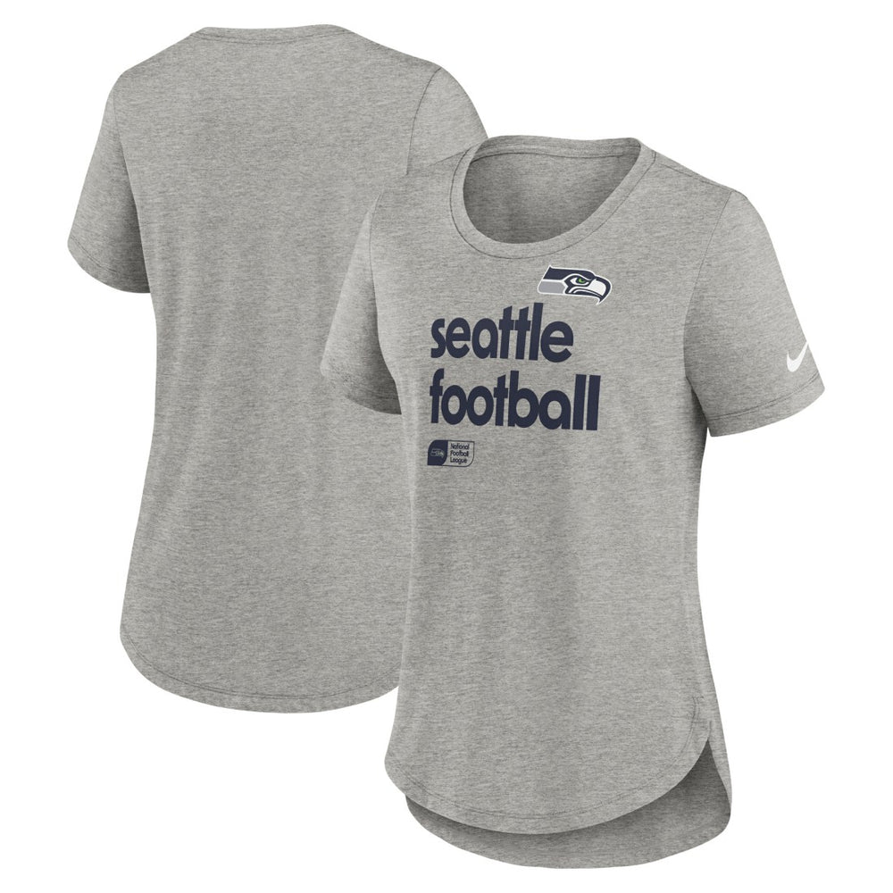Seattle Seahawks Women's Team Shout-Out Tri-Blend T-Shirt - Heather Gray for sale
