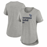Tennessee Titans Women's Team Shout Out Tri-Blend T-Shirt - Heather Gray for sale