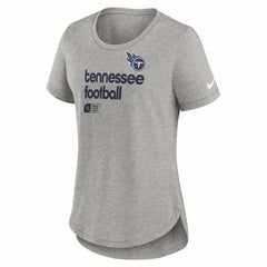 Tennessee Titans Women's Team Shout Out Tri-Blend T-Shirt - Heather Gray for sale