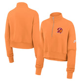Tampa Bay Buccaneers Women's Rewind Phoenix Half-Zip Sweatshirt - Orange cheap