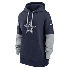 Dallas Cowboys Women's Sideline Essential Hoodie - Navy discount