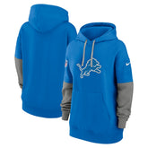 Detroit Lions Women's Sideline Essential Hoodie - Blue cheap