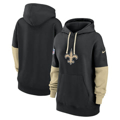 New Orleans Saints Women's Sideline Essential Hoodie - Black sale