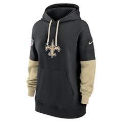 New Orleans Saints Women's Sideline Essential Hoodie - Black sale