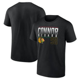 Connor Bedard Chicago Blackhawks Fanatics Name & Number T-Shirt - Black T-shirts